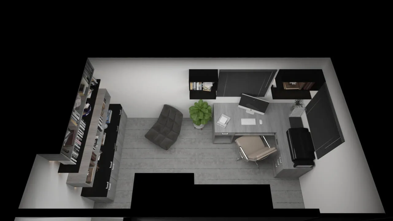 Home office design & 3D visuals 4