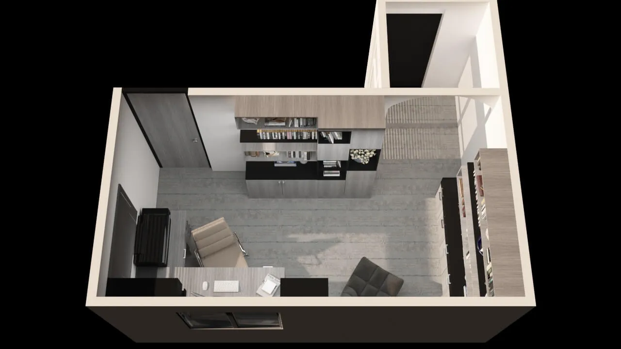 Home office design & 3D visuals 5
