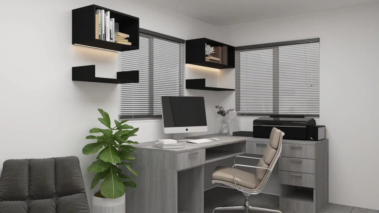 Home office design & 3D visuals 6