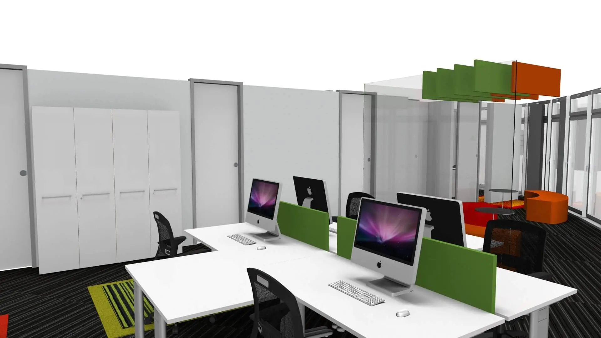 Mid Size office design & 3D visuals 17