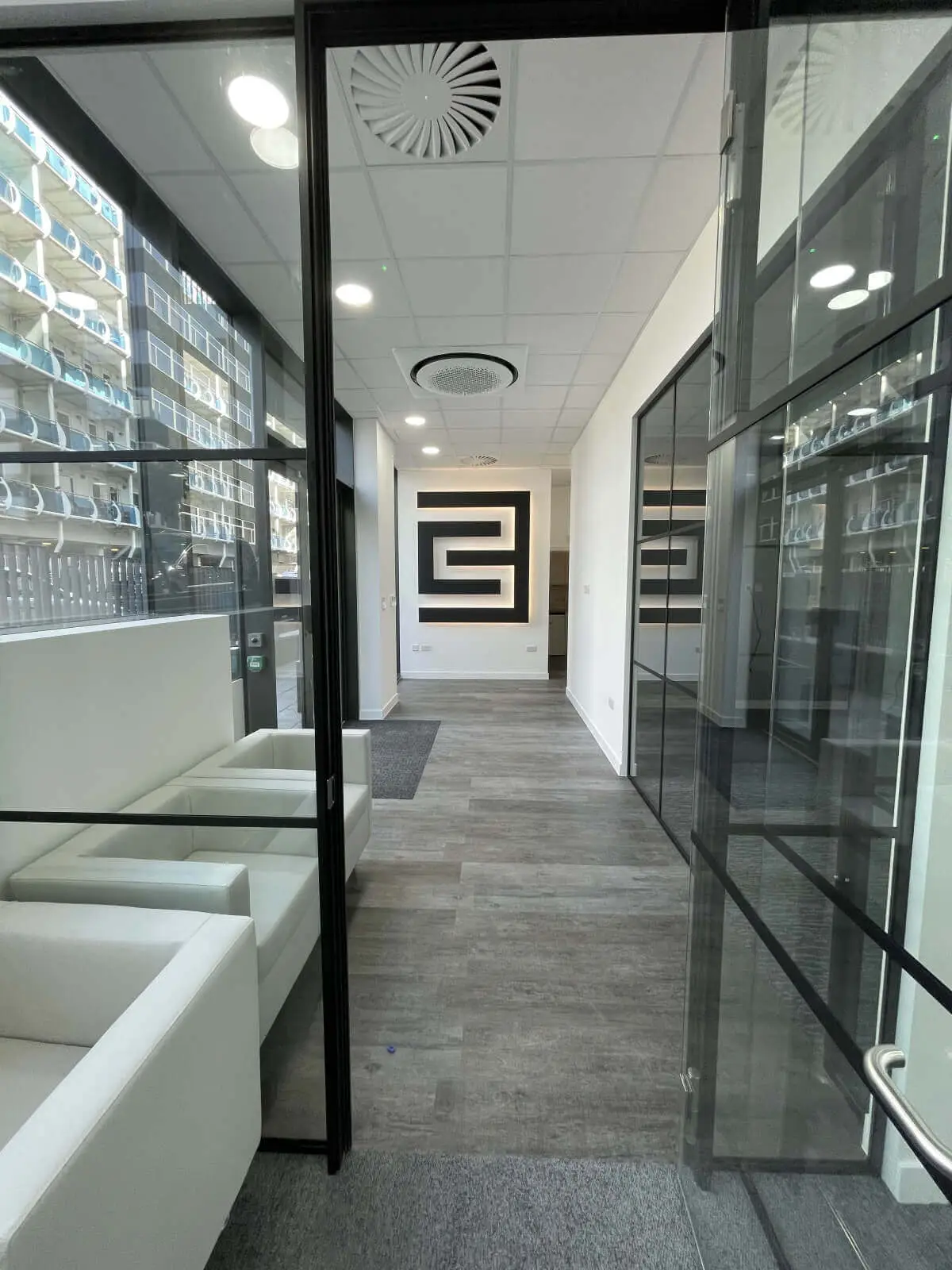 Office space design with Crittall Style Glass Partitions Screen 2 Office space design with Crittall Style Glass Partitions Screen 2