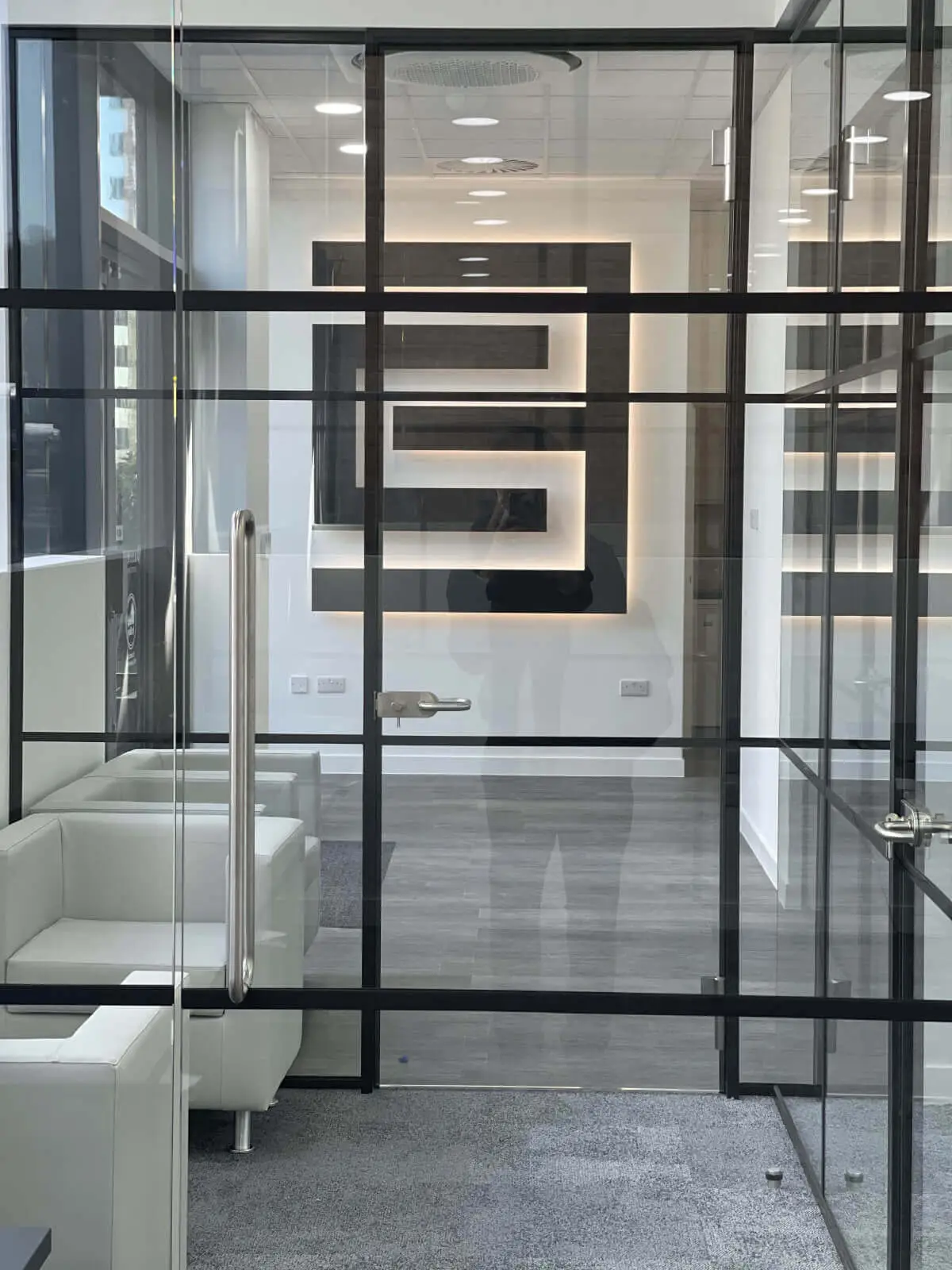 Office space design with Crittall Style Glass Partitions Screen 8 Office space design with Crittall Style Glass Partitions Screen 8
