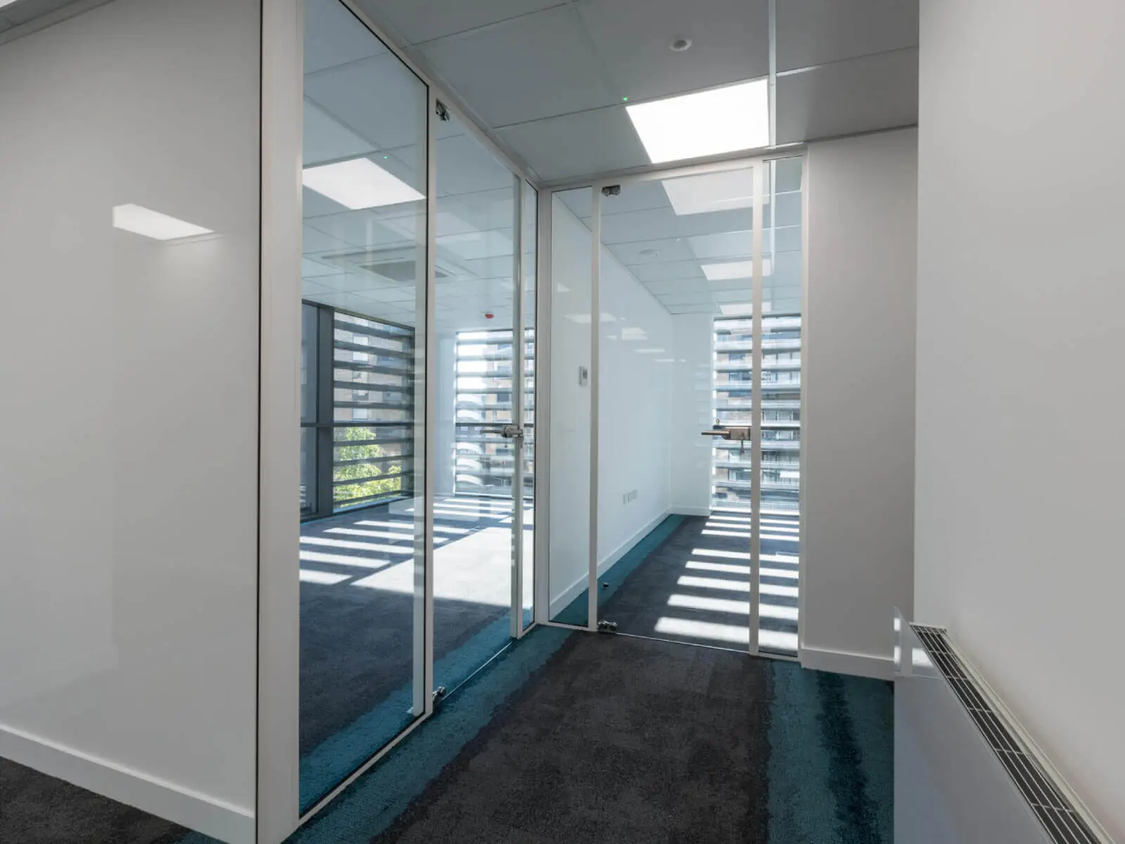 Office space design with Framed Glass Door Partitions Screen 2 Office space design with Framed Glass Door Partitions Screen 2