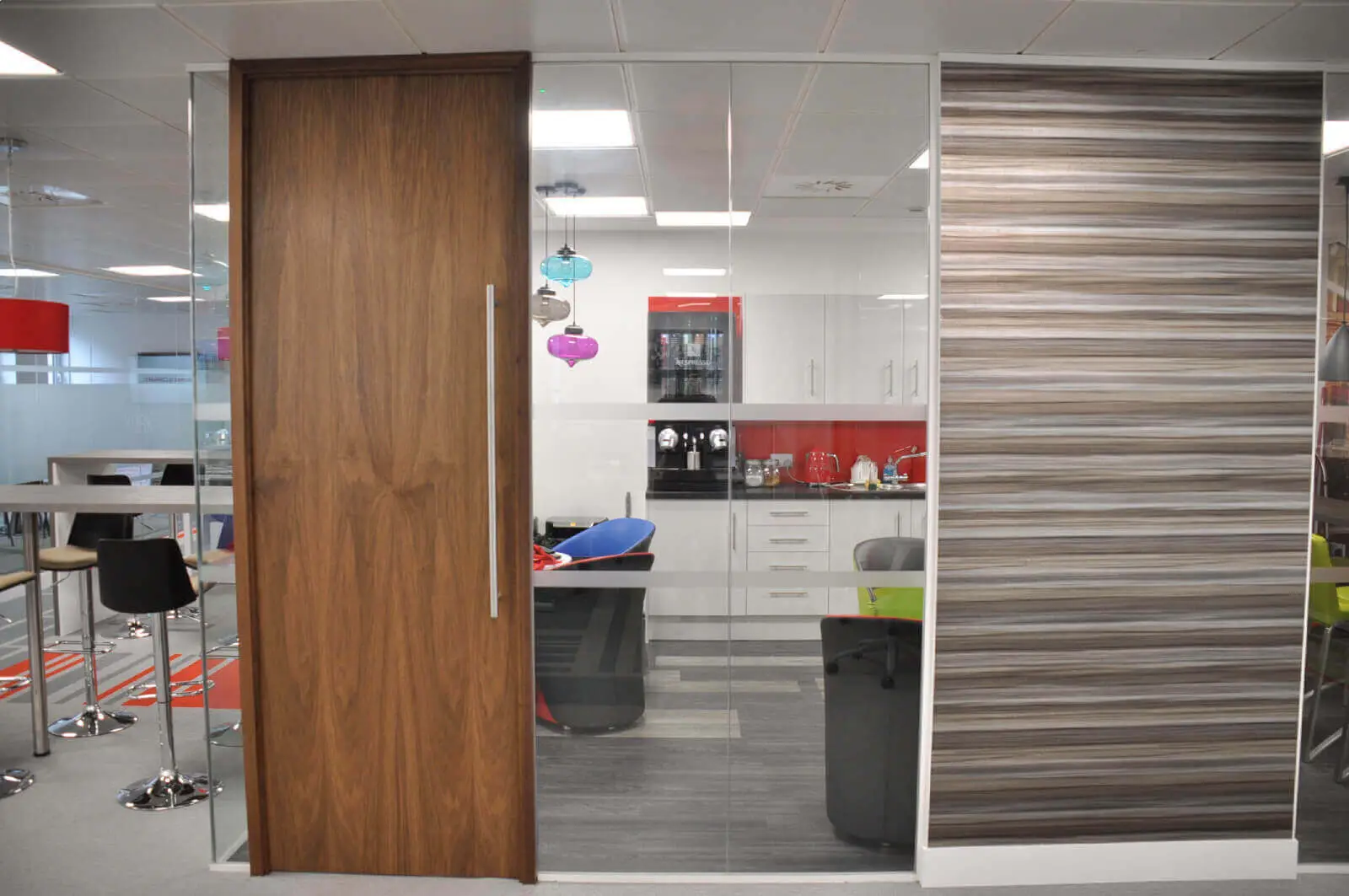 Office space design with Solid Doors Glass Partitions 3 Office space design with Solid Doors Glass Partitions 3
