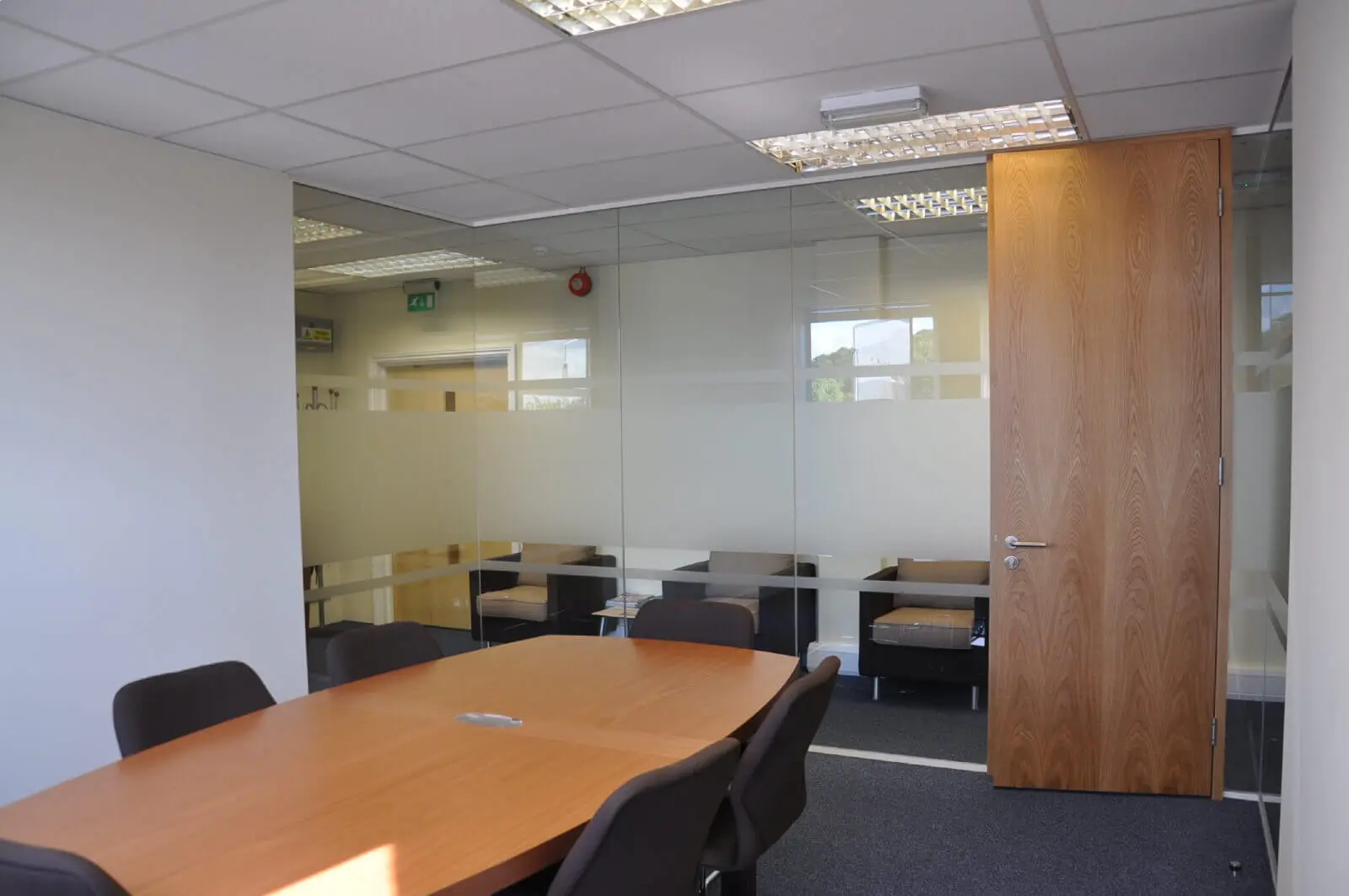 Office space design with Solid Doors Glass Partitions 4 Office space design with Solid Doors Glass Partitions 4