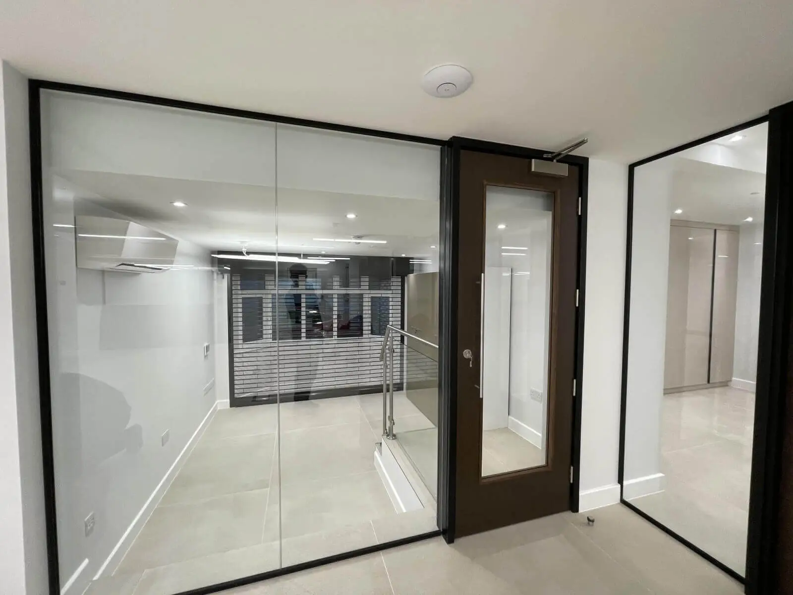 Office space design with Solid Doors Glass Partitions 5 Office space design with Solid Doors Glass Partitions 5