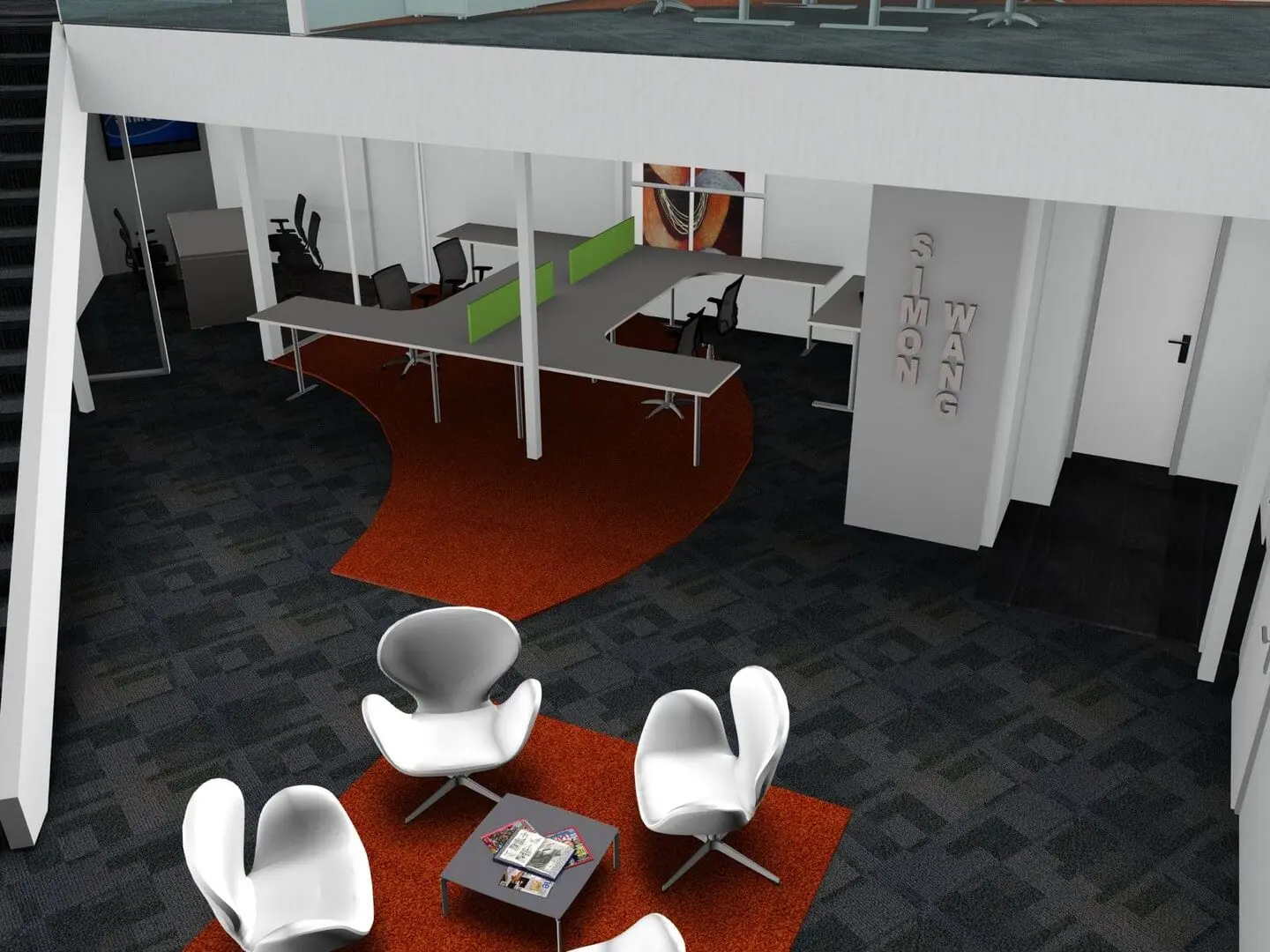 Small office design & 3D visuals 4