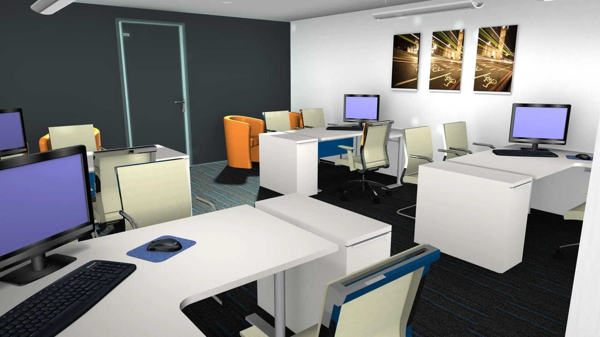 Small office design & 3D visuals 7