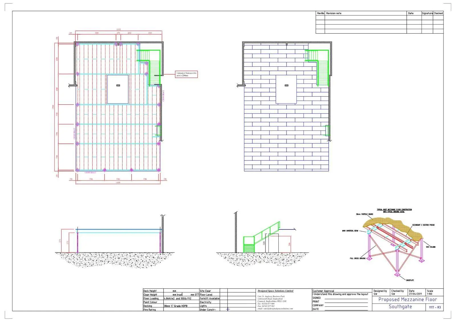 Office Extensions and Mezzanine Floor Model