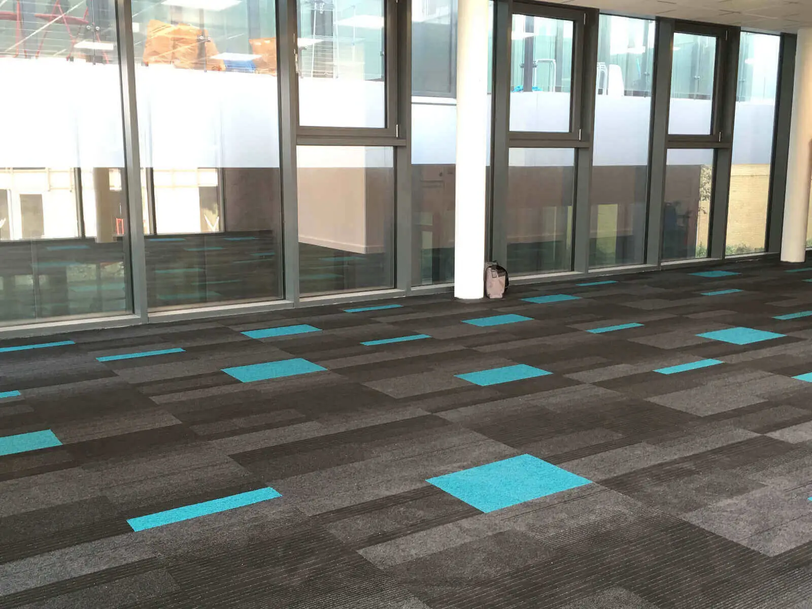 Office space with Carpet Tile Flooring 10