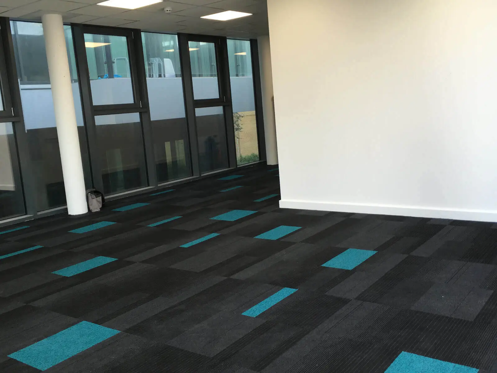 Office space with Carpet Tile Flooring 11