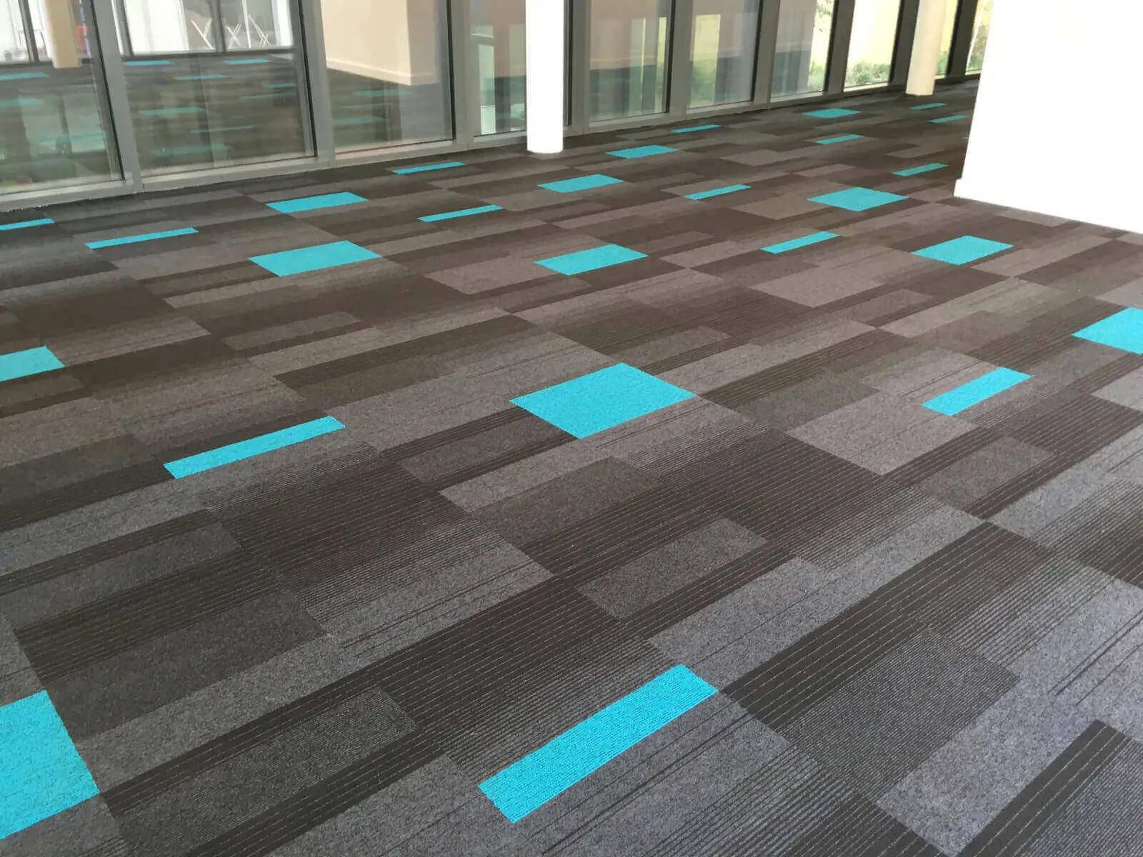 Office space with Carpet Tile Flooring 12
