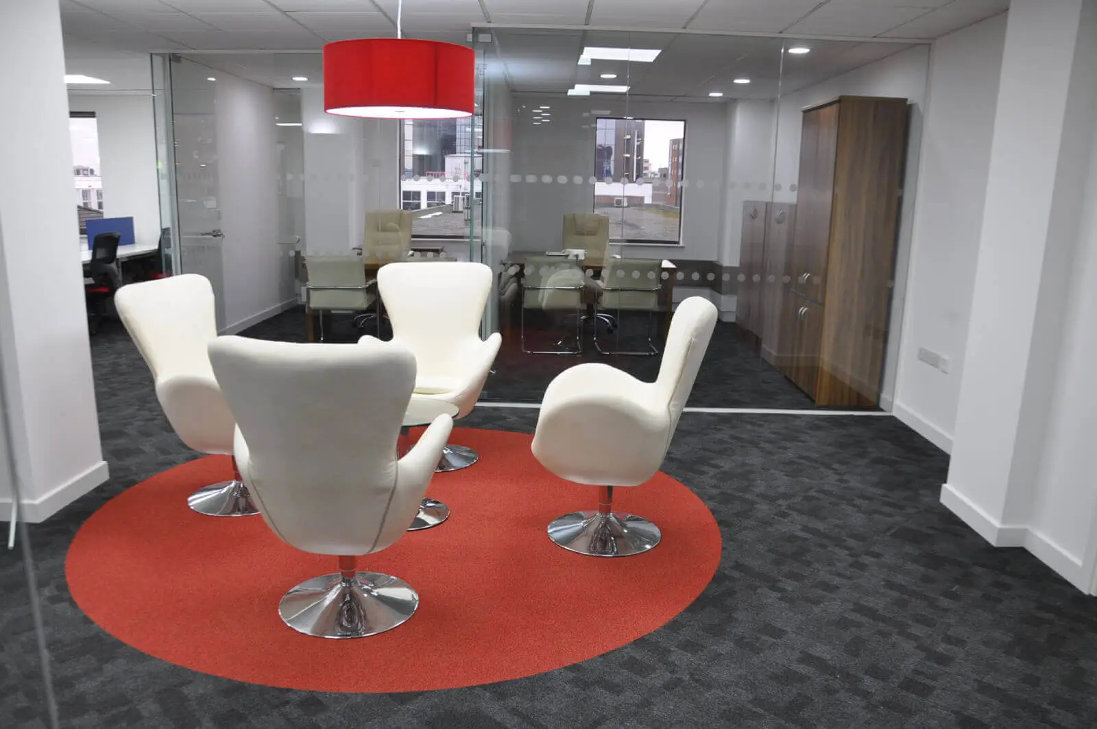 Office space with Carpet Tile Flooring 2