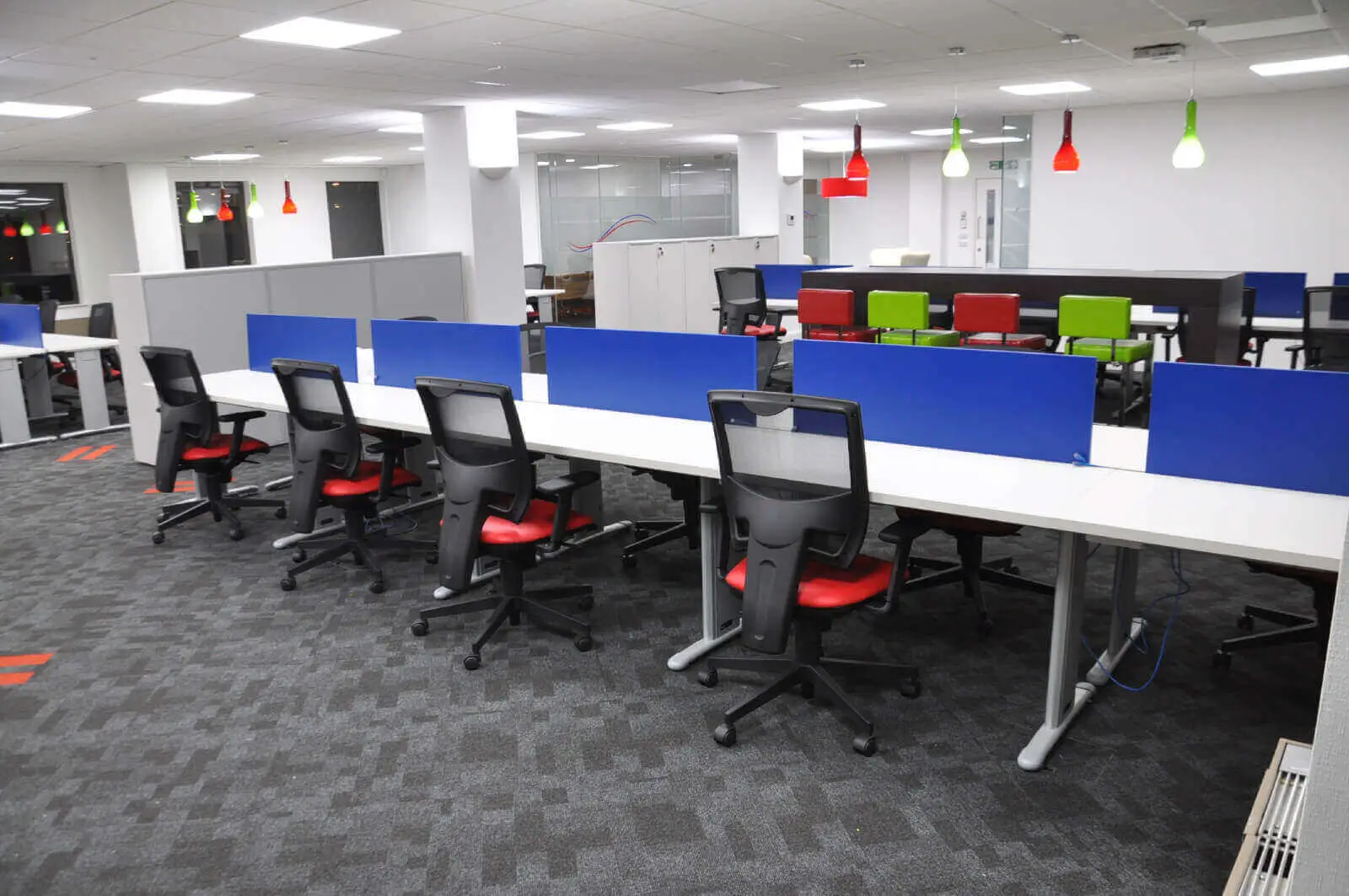 Office space with Carpet Tile Flooring 3